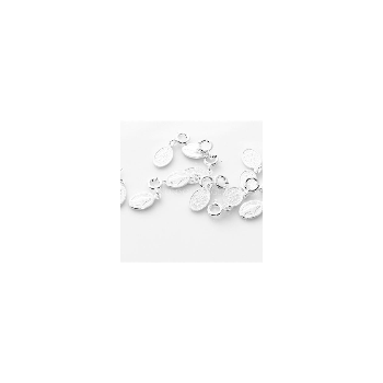 NonSoloArgenti|925 SILVER: Charm complete with clasp featuring an oval and a Madonna figure. Madonna Favor