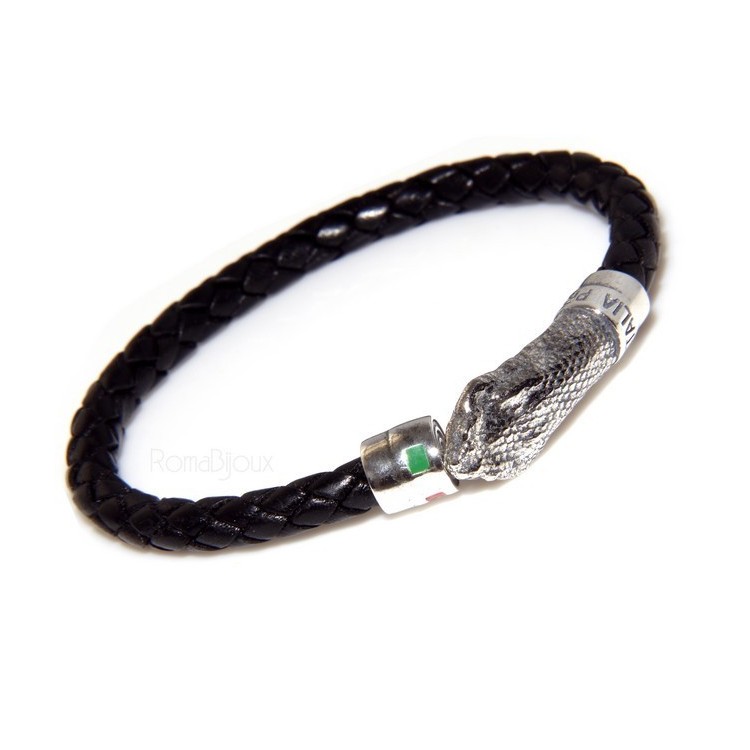 NSA|bracciale massiccio argento 925, made in italy