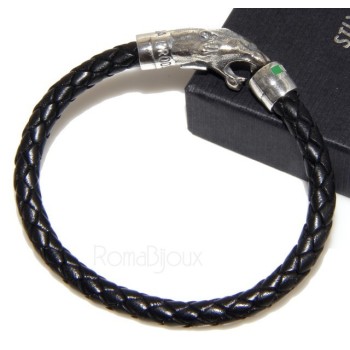 NSA|bracciale massiccio argento 925, made in italy