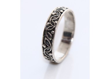 NSA|Men's 925 silver ring: Crafted band size 26