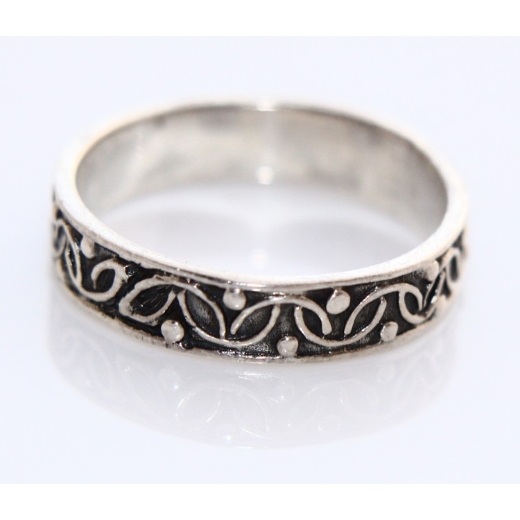 Men's 925 silver ring: Crafted band size 26