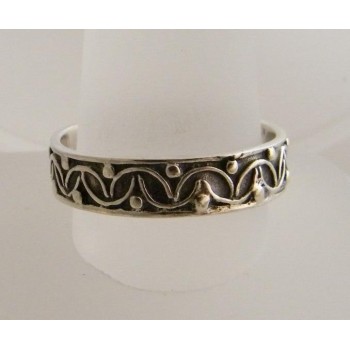 Men's 925 silver ring: Crafted band size 26