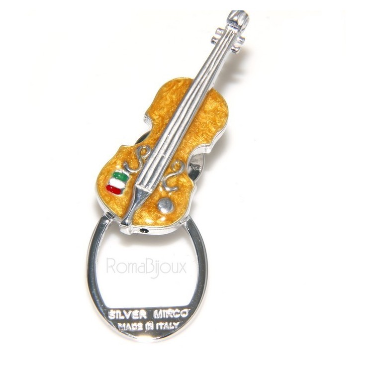 NSA|Keychain keyring man or woman plate machined oval glossy all 925 Silver Massif 16 gr