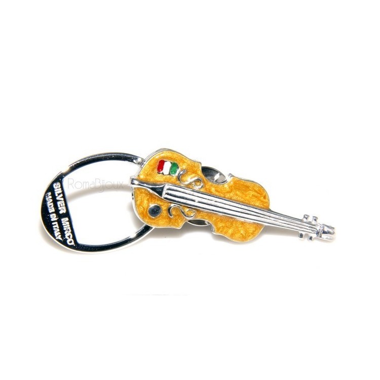 NSA|Keychain keyring man or woman plate machined oval glossy all 925 Silver Massif 16 gr