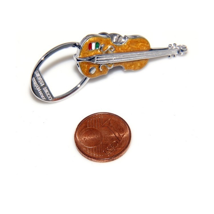 NSA|Keychain keyring man or woman plate machined oval glossy all 925 Silver Massif 16 gr