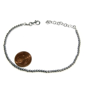 NSA|ARGENTO 925 : Collana e Bracciale uomo catena figaro 5 mm modello 3 + 1 sbiancata e piena