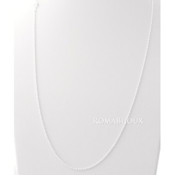 NSA|ARGENTO 925 : Girocollo collana pallini palline balls 1,8 mm varie lunghezze modello chiara sbiancata