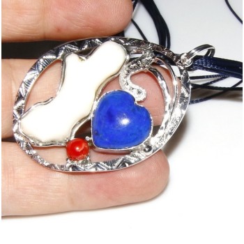 NSA|Argento 925 : Anello donna regolabile realizzato a mano con stella di corallo rosso naturale