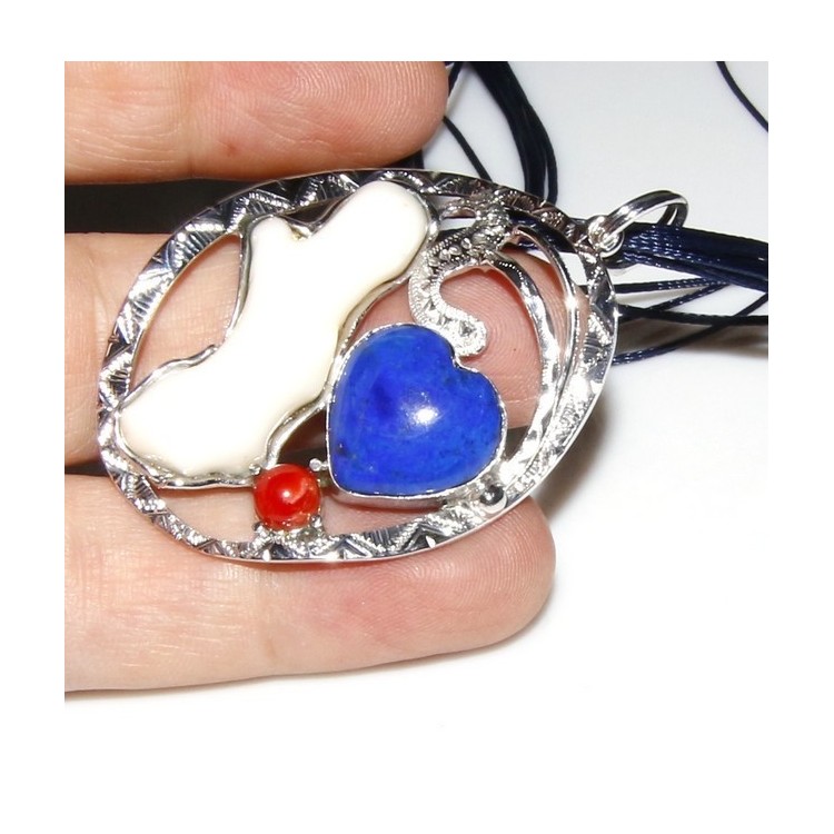 NSA|Argento 925 : Anello donna regolabile realizzato a mano con stella di corallo rosso naturale