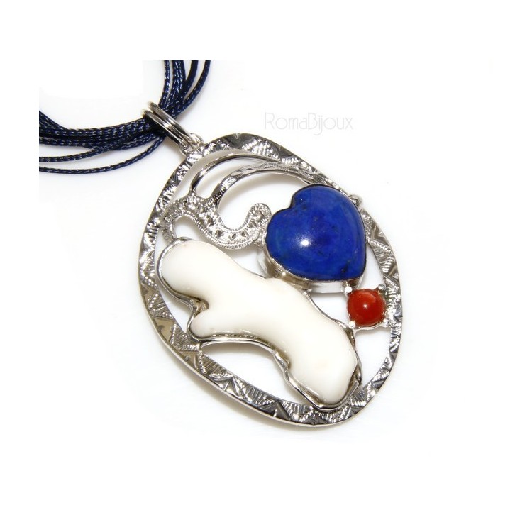 NSA|925: woman adjustable ring handmade with natural red coral star