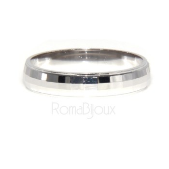 NSA|925: Ring faith record diamond massive 6 mm oblique and horizontal all measures