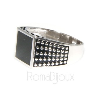 NSA|silver : shield ring for man