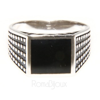 NSA|silver : shield ring for man