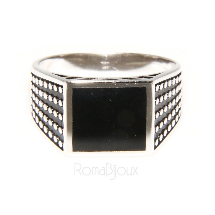 NSA|silver : shield ring for man