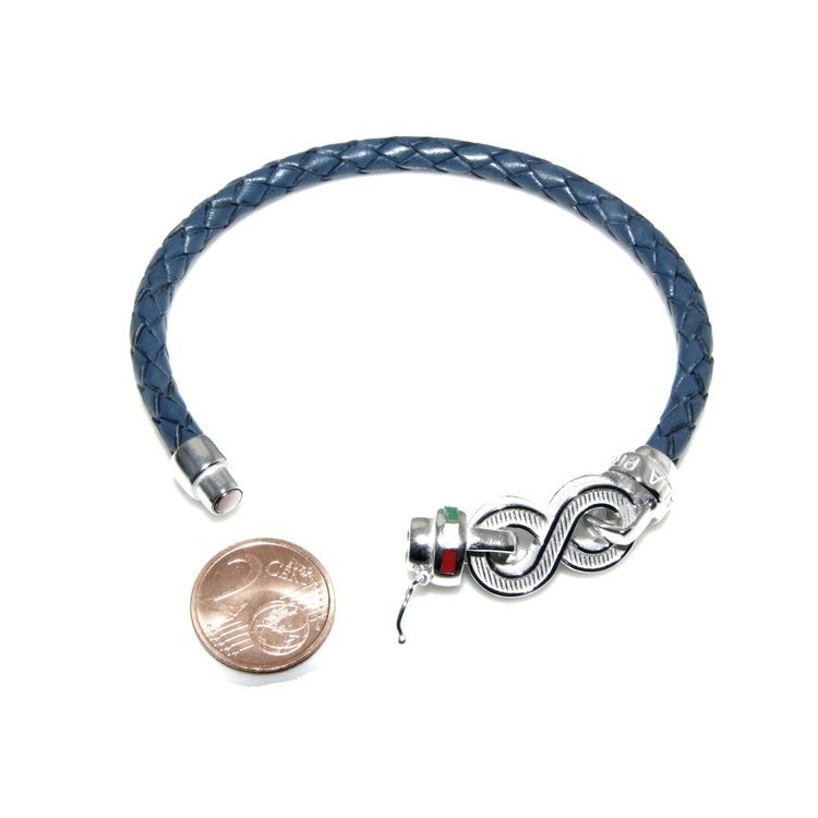 NSA|bracciale massiccio argento 925, made in italy