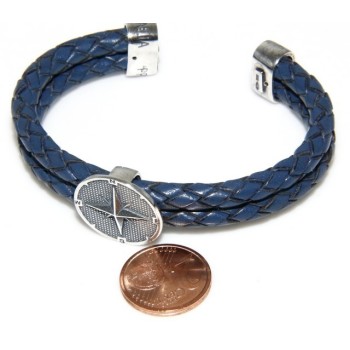 NSA|bracciale massiccio argento 925, made in italy
