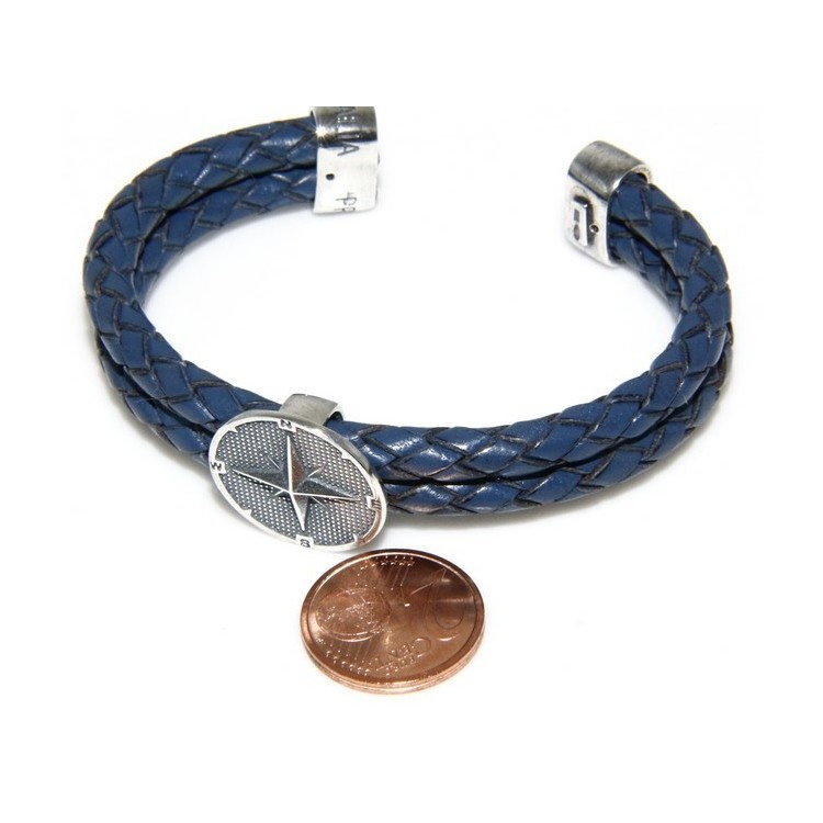 NSA|bracciale massiccio argento 925, made in italy