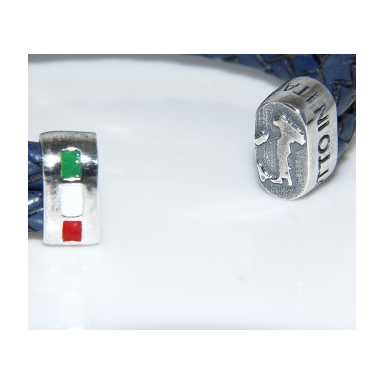 NSA|bracciale massiccio argento 925, made in italy