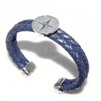 NSA|bracciale massiccio argento 925, made in italy