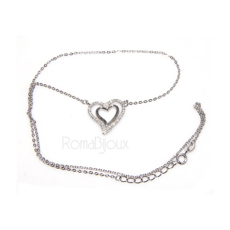 NSA|collana cuore e infinito