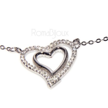 NSA|collana cuore e infinito