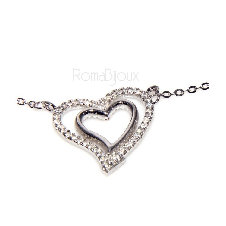 NSA|collana cuore e infinito