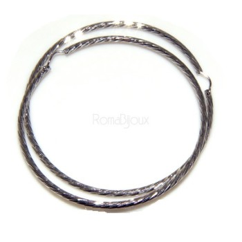 NSA|Argento 925 : orecchini uomo donna anelle cerchi cerchietti classici varie misure