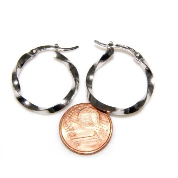 NSA|Argento 925 : orecchini uomo donna anelle cerchi cerchietti classici varie misure