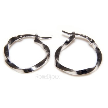 NSA|Argento 925 : orecchini uomo donna anelle cerchi cerchietti classici varie misure