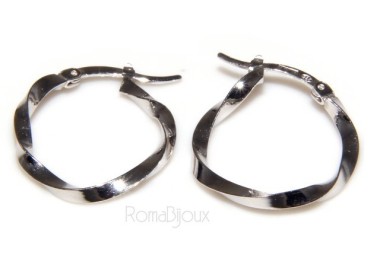 NSA|Argento 925 : orecchini uomo donna anelle cerchi cerchietti classici varie misure