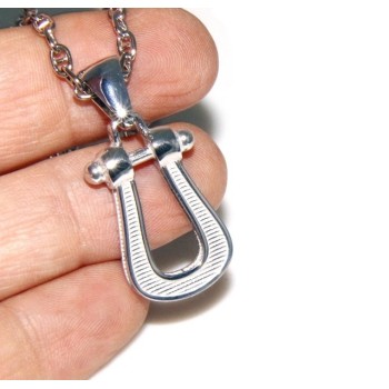 NSA| Lunga collana 3 fili e grande cammeo sardonico con mega perle barocche naturali