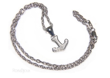 NSA| Lunga collana 3 fili e grande cammeo sardonico con mega perle barocche naturali