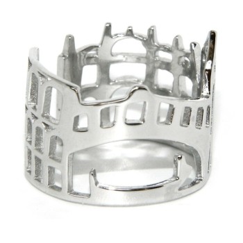 NSA|925 silver ring for woman italian city rome venice pisa verona