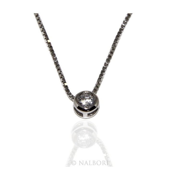 NSA|silver 925 : set earrings and chain 3 mm