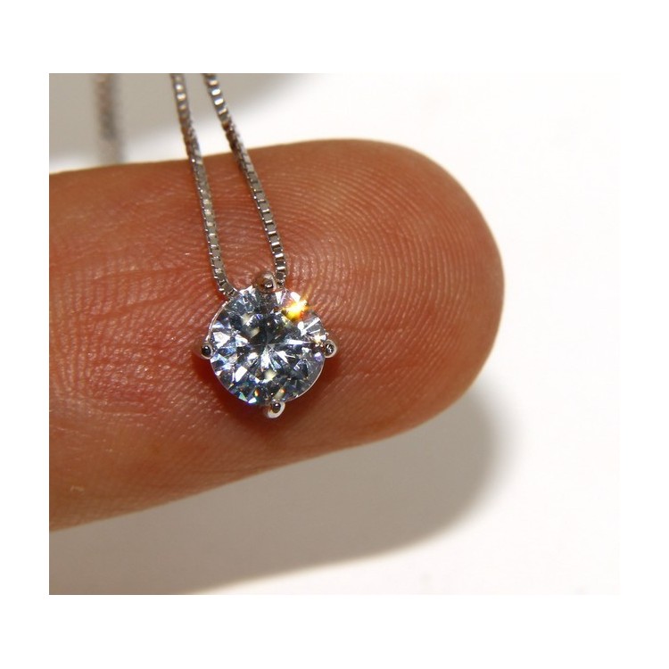 NSA|925: Necklace pendant necklace woman passer-point jaws light 6 mm