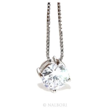 NSA|925: Necklace pendant necklace woman passer-point jaws light 6 mm