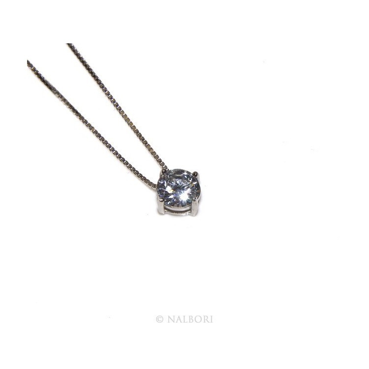 NSA|925: Necklace pendant necklace woman passer-point jaws light 6 mm