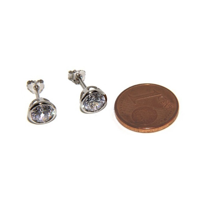 NSA|silver 925 : set earrings and chain 6 mm
