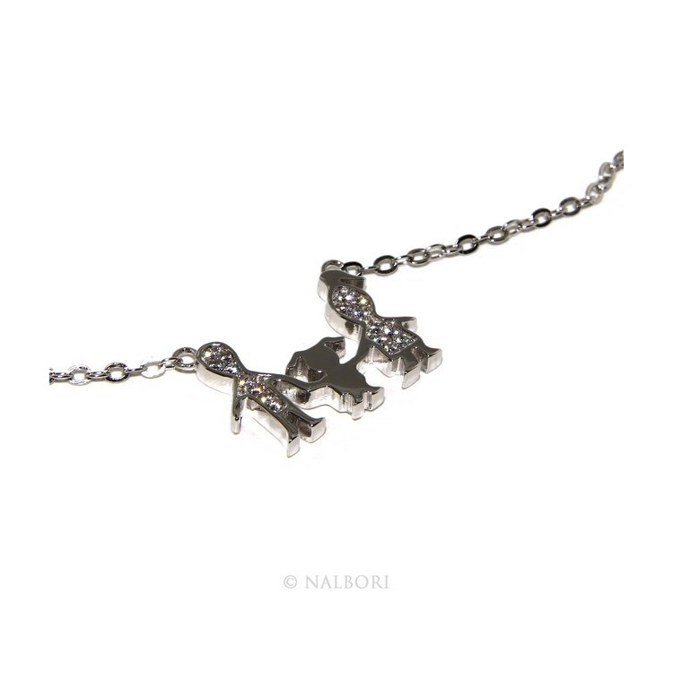 NSA|925: Family is central pendant necklace Collier woman with unique baby daughter