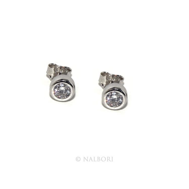 NSA|SILVER 925: Bracelet slave woman earrings natural zircons Ring  crystal white brilliant
