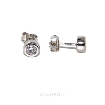 NSA|SILVER 925: Bracelet slave woman earrings natural zircons Ring  crystal white brilliant