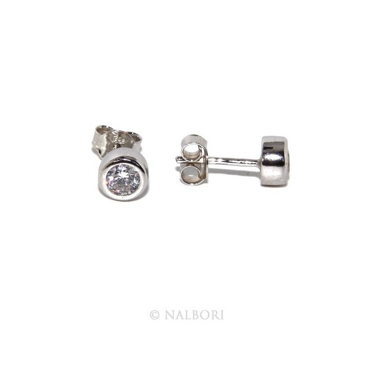 NSA|SILVER 925: Bracelet slave woman earrings natural zircons Ring  crystal white brilliant