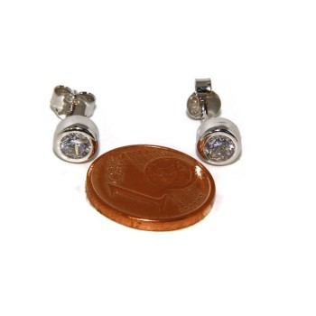 NSA|SILVER 925: Bracelet slave woman earrings natural zircons Ring  crystal white brilliant