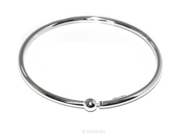 NSA|SILVER 925: woman bracelet for patented CHARMs BEADS closing pendants oval midsize