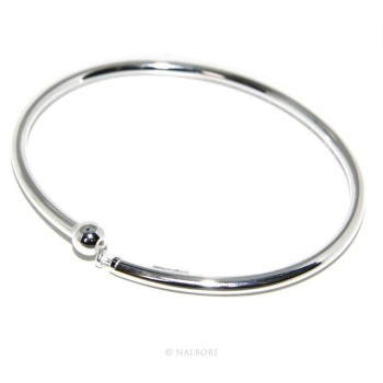 NSA|SILVER 925: woman bracelet for patented CHARMs BEADS closing pendants oval midsize