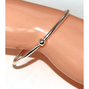 NSA|SILVER 925: woman bracelet for patented CHARMs BEADS closing pendants oval midsize