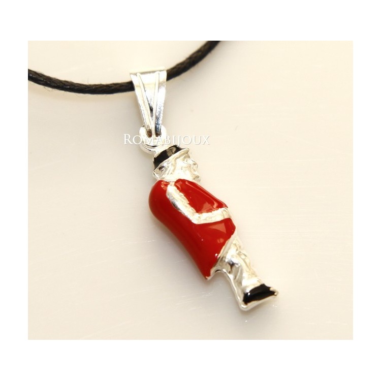 NSA|Ciondolo Argento 925 : gobbo gobbetto portafortuna