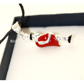 NSA|Ciondolo Argento 925 : gobbo gobbetto portafortuna