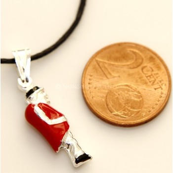 NSA|Ciondolo Argento 925 : gobbo gobbetto portafortuna