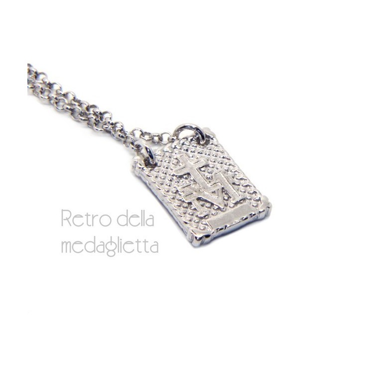 NSA|Silver 925: Necklace man or woman with Madonna pendant with baby